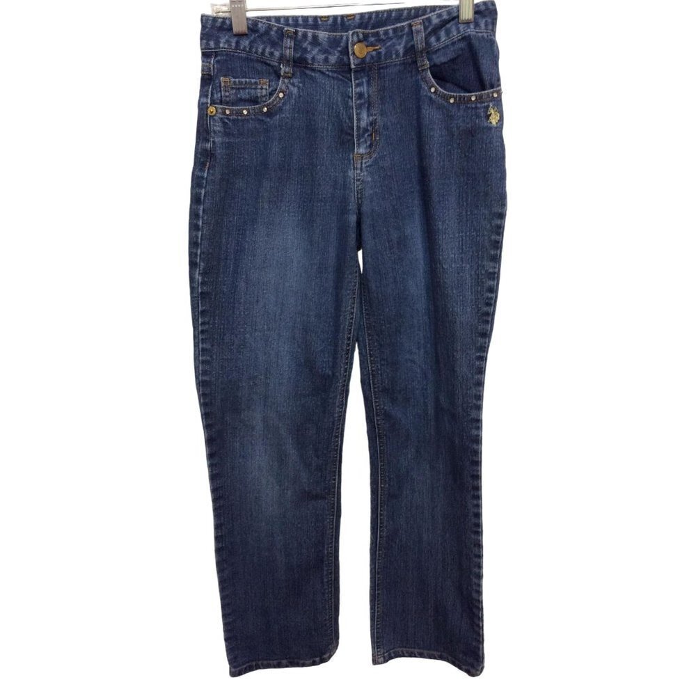 Us Polo Assn Boys Jeans Size 16 Blue Regular Fit SKUN